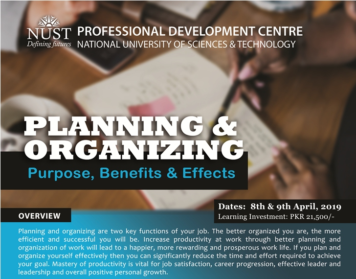 Training: Planning & Organizing
