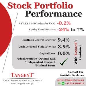 TANGENT Stock Portfolio Performance for FY23
